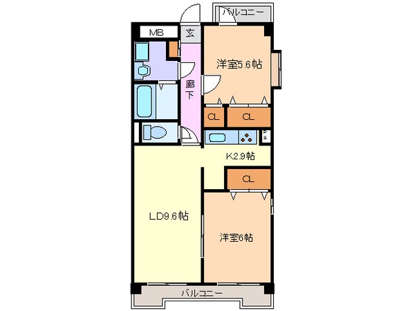 尾張星の宮駅 徒歩5分 3階の物件間取画像